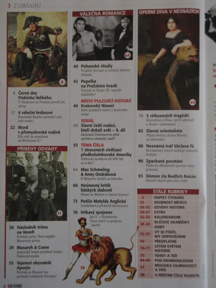 HISTORY REVUE 12/2018, ČASOPIS O HISTORII, KRVAVÉ RITUÁLY NA VRCHOLCÍCH PYRAMID