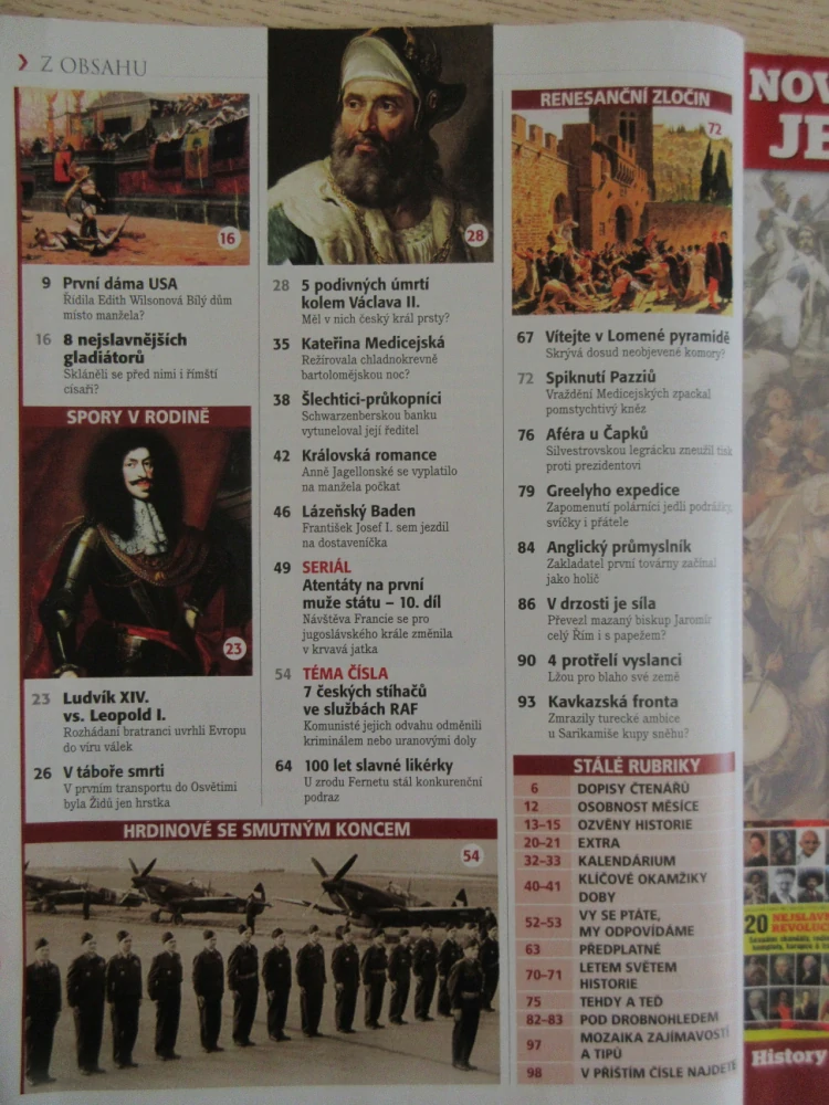 HISTORY REVUE 1/2020, ČASOPIS O HISTORII, NEJVLIVNĚJŠÍ ŽENA 16. STOLETÍ KATEŘINA MEDICEJSKÁ