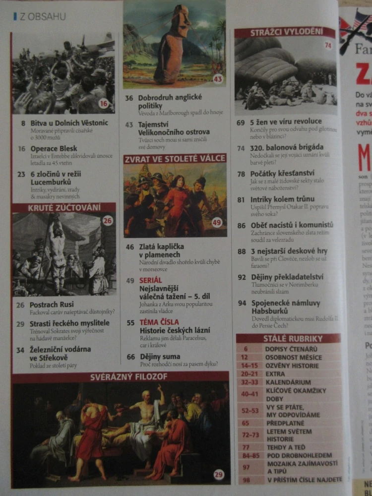 HISTORY REVUE 8/2020, ČASOPIS O HISTORII, 6 NEJOTŘESNĚJŠÍCH ZLOČINŮ DYNASTIE LUCEMBURKŮ
