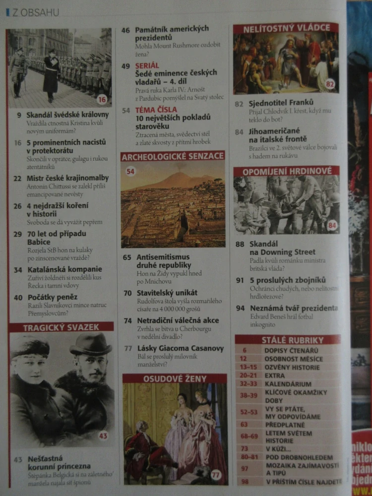 HISTORY REVUE 7/2021, ČASOPIS O HISTORII, NEJVĚTŠÍ POKLADY STAROVĚKU