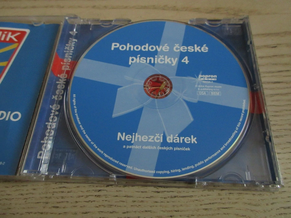 POHODOVÉ ČESKÉ PÍSNIČKY 4, CD HUDBA