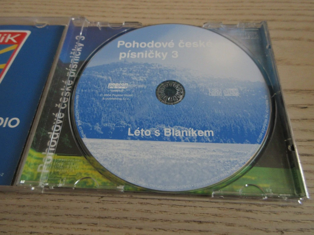POHODOVÉ ČESKÉ PÍSNIČKY 3, LÉTO S BLANÍKEM, CD HUDBA