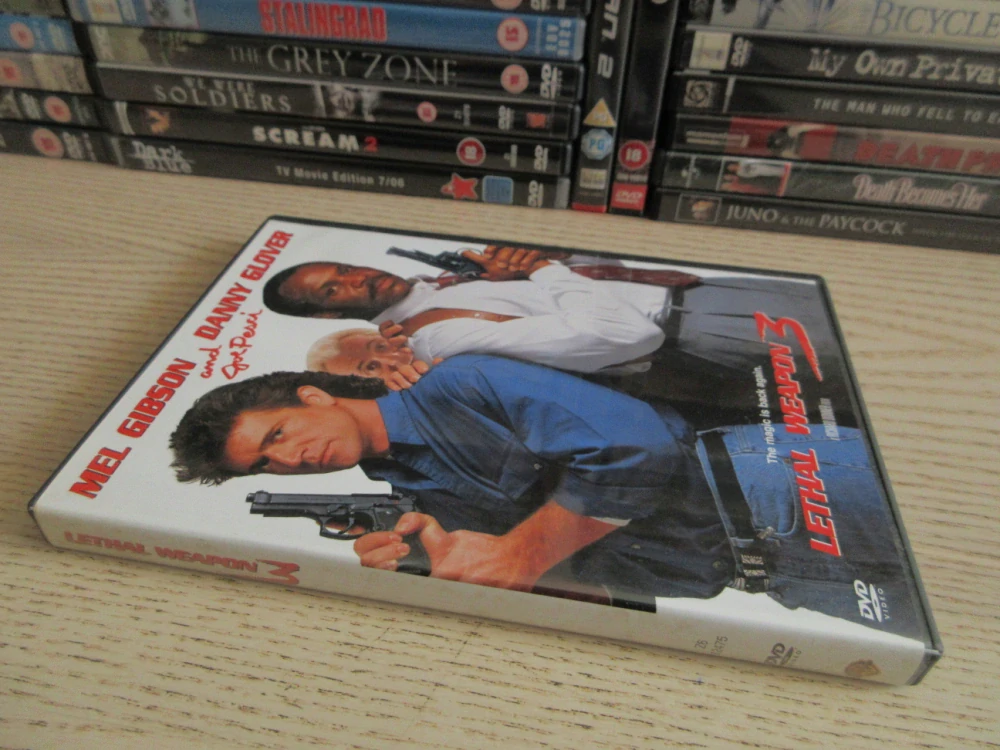 SMRTONOSNÁ ZBRAŇ 3, M. GIBSON, D. GLOVER, GB OBAL, ČESKÉ TITULKY, DVD FILM