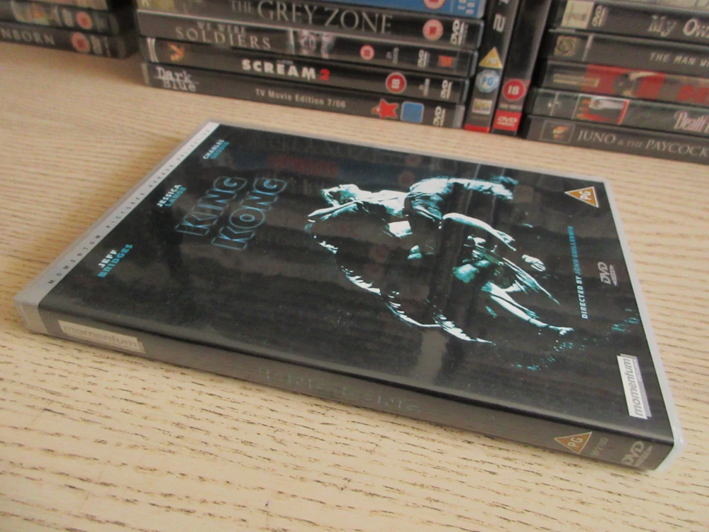 KING KONG, J. BRIDGES, J. LANGE, CH. GRODIN, GB OBAL, ČESKÉ DVD FILM