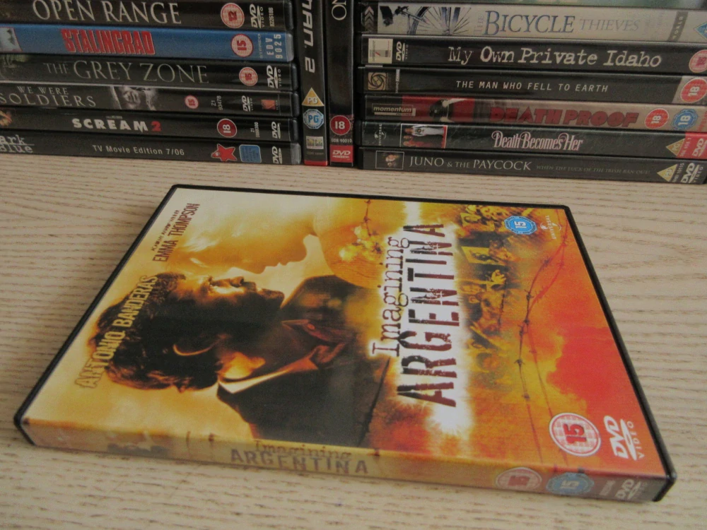 PROKLETÁ ARGENTINA, A. BANDERAS, GB OBAL, ČESKÉ DVD FILM
