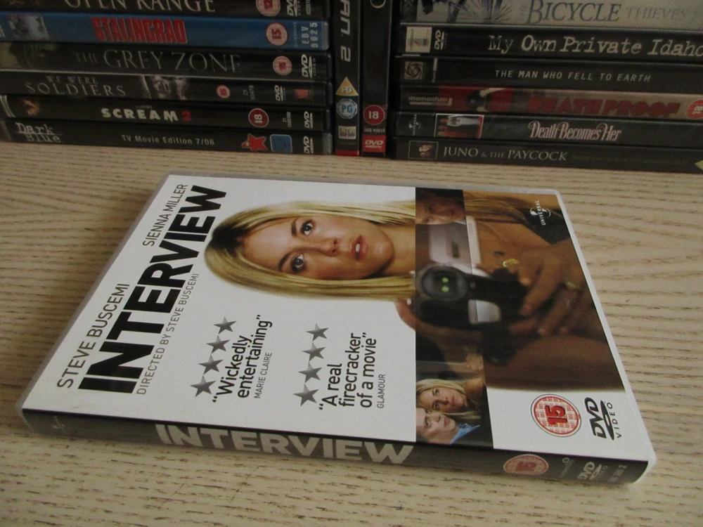 INTERVIEW, S. BUSCEMI, S. MILLER, GB OBAL, ČESKÉ DVD FILM