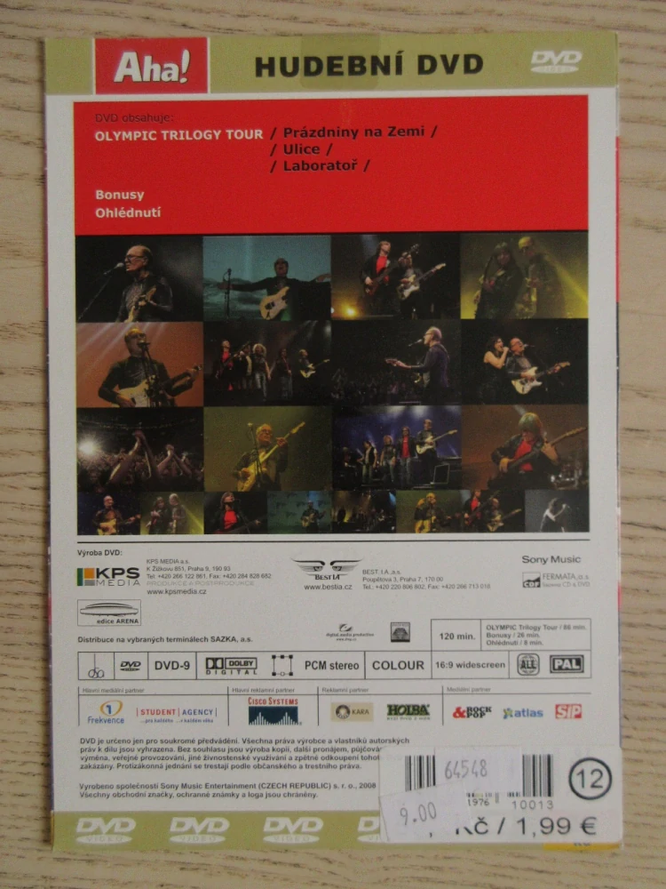 OLYMPIC, TRILOGY TOUR 2006, DVD HUDBA
