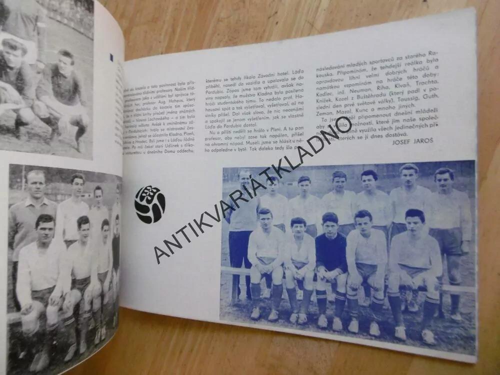 KLADNO HÁZÍ, 1903-1963, FOTBAL, TJ SONP, POLDI