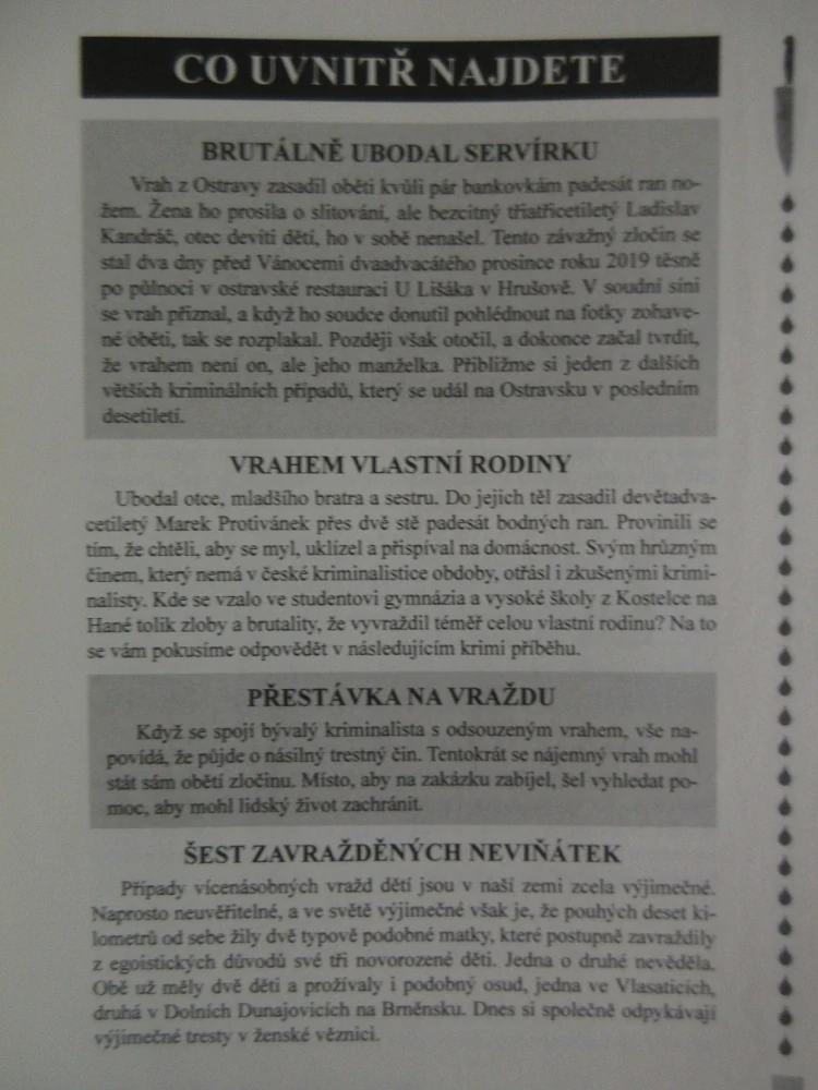 SKUTEČNÉ ZLOČINY Č. 41, **an