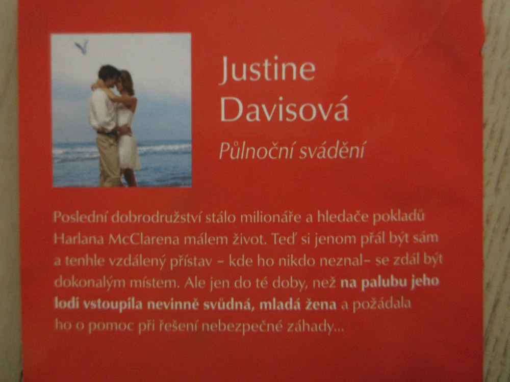 PŮLNOČNÍ SVÁDĚNÍ, JUSTINE DAVISOVÁ, **an