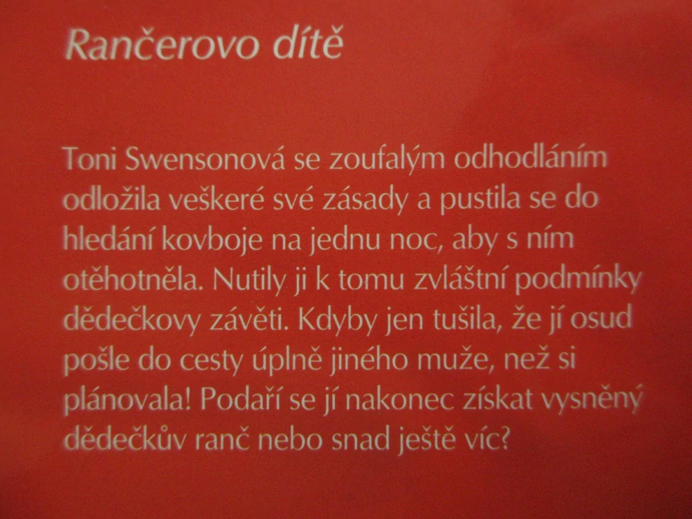 RANČEROVO DÍTĚ, EMILIE ROSEOVÁ, **an