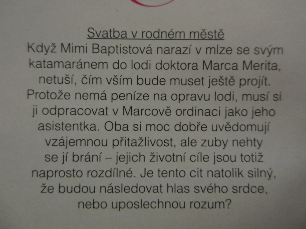 SVATBA V RODNÉM MĚSTĚ, RENEE ROSZELOVÁ, **an