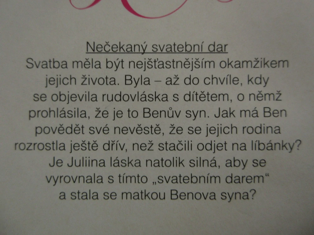 NEČEKANÝ SVATEBNÍ DAR, CATHERINE SPENCEROVÁ, **an