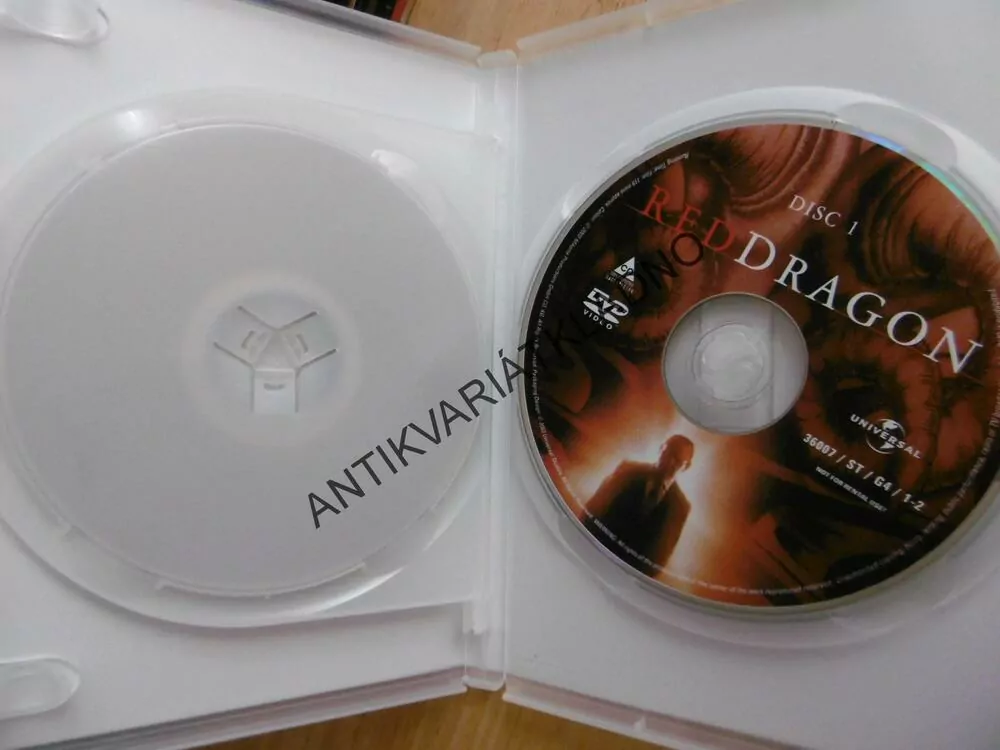 ČERVENÝ DRAK, DVD FILM
