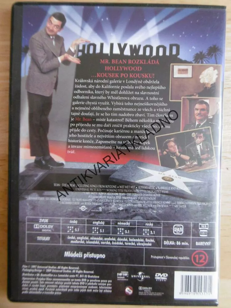 MR.BEAN, NEJVĚTŠÍ FILMOVÁ KATASTROFA, DVD FILM