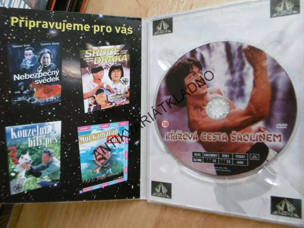 KŘÍŽOVÁ CESTA ŠAOLINEM, DVD FILM