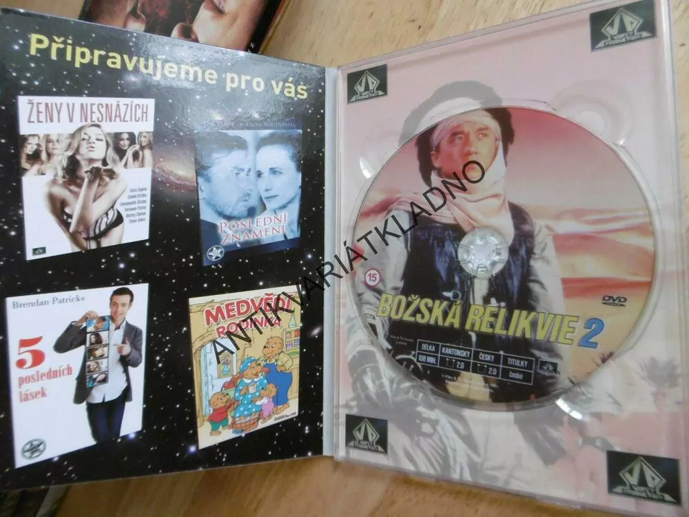 BOŽSKÁ RELIKVIE 2, DVD FILM