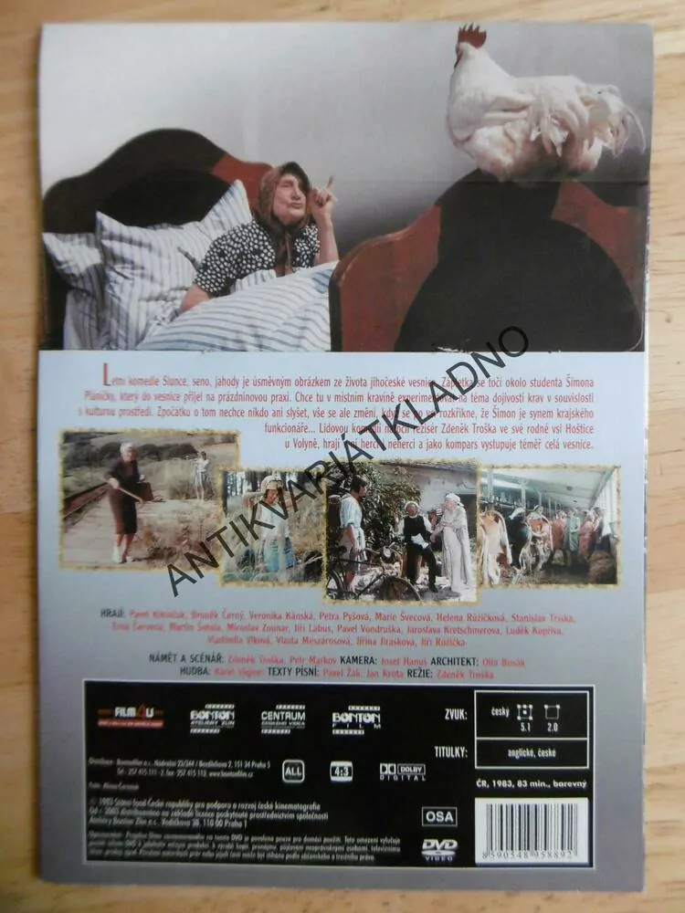 SLUNCE, SENO, JAHODY, DVD FILM 