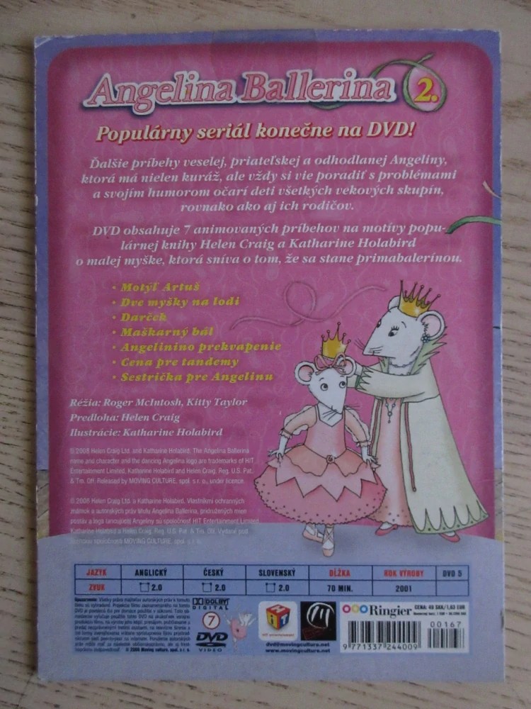 ANGELINA BALLERINA, 2., DVD FILM