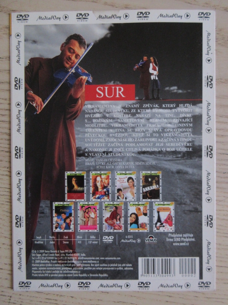 SUR, DVD FILM