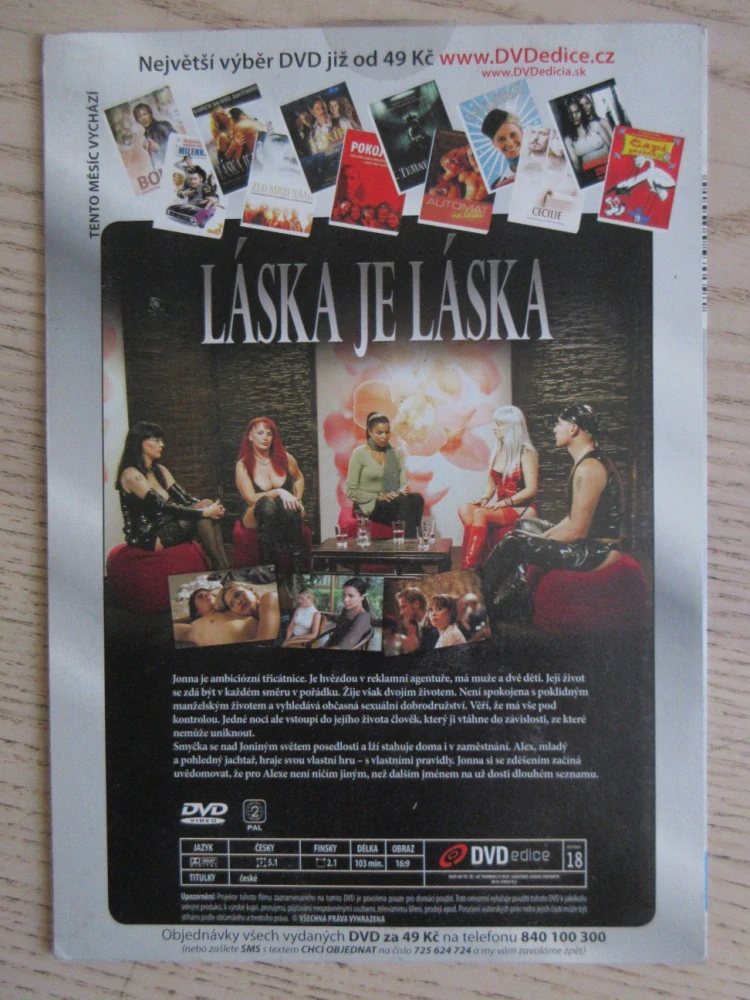 LÁSKA JE LÁSKA, DVD FILM