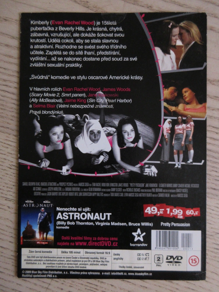 SVÁDĚNÍ, R. LIVINGSTON, J. WOODS, DVD FILM