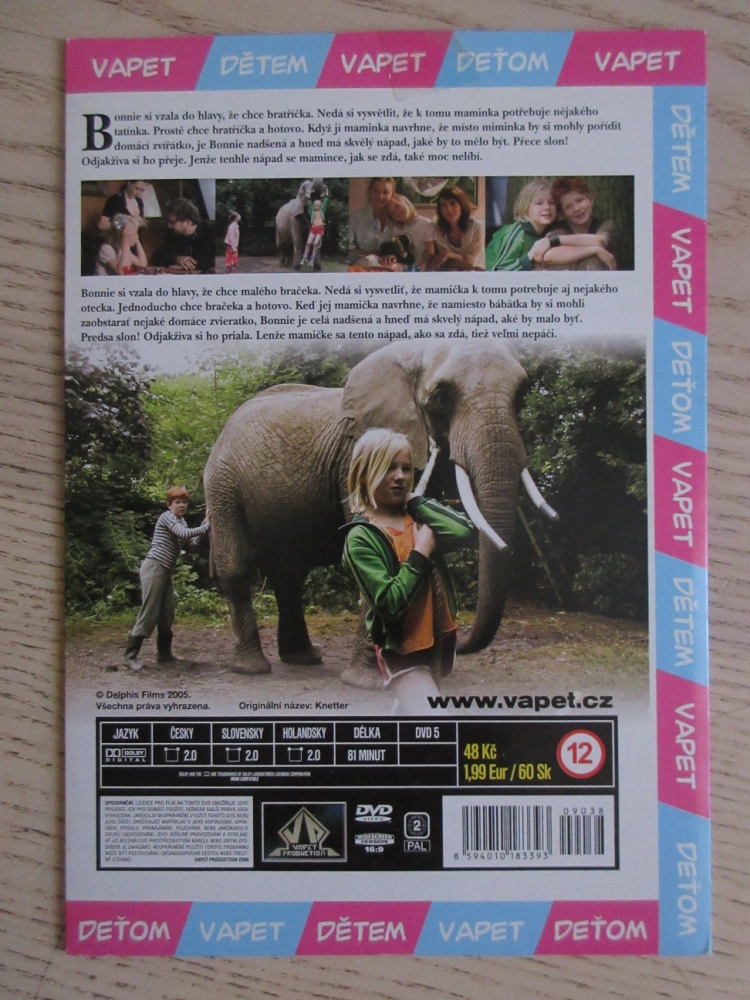 MAMI, JÁ CHCI SLONA!, DVD FILM
