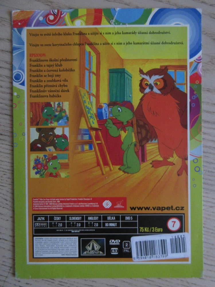 FRANKLIN A JEHO DOBRODRUŽSTVÍ 3, DVD FILM