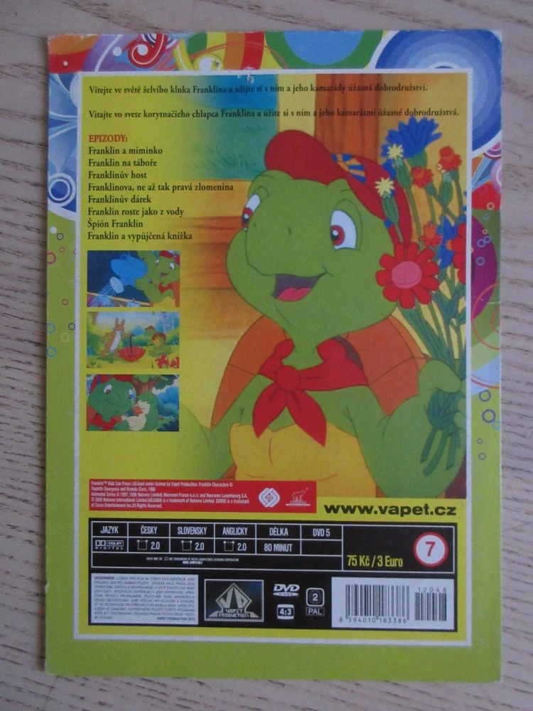 FRANKLIN A JEHO DOBRODRUŽSTVÍ 4, DVD FILM