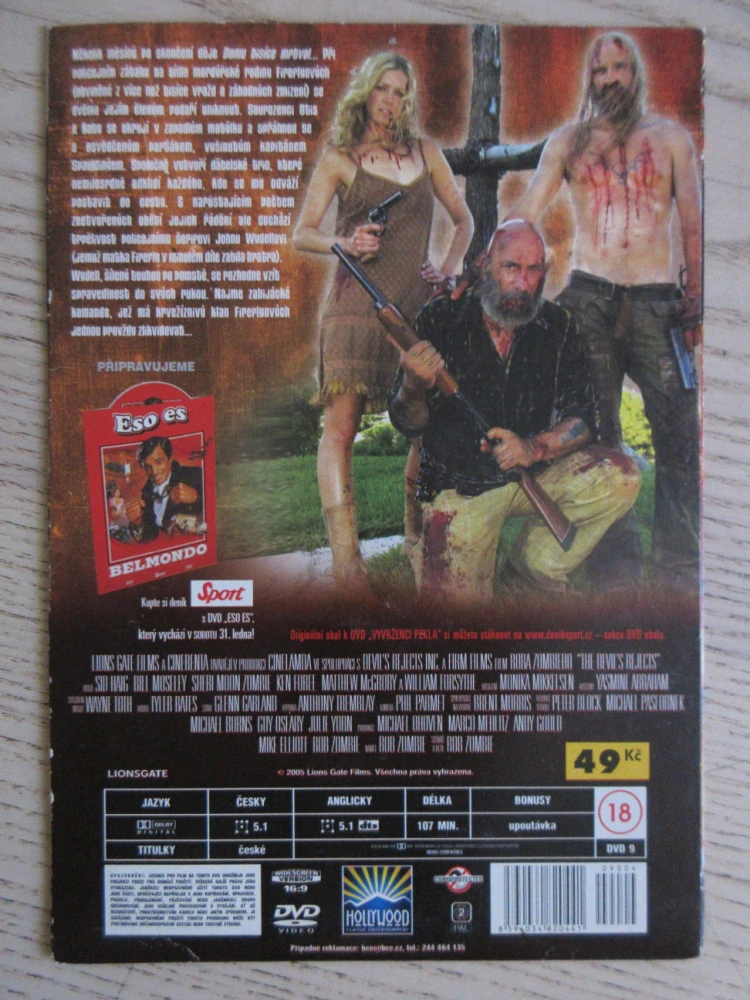 VYVRŽENCI PEKLA, DVD FILM