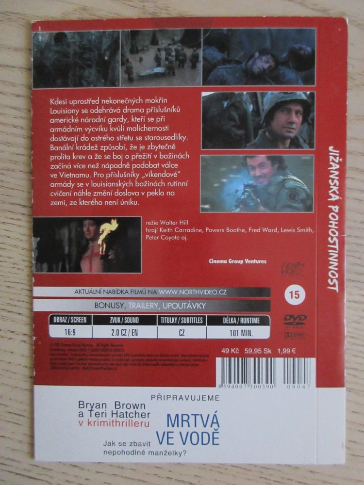 OPERACE SOUTHERN COMFORT, JIŽANSKÁ POHOSTINNOST, DVD FILM