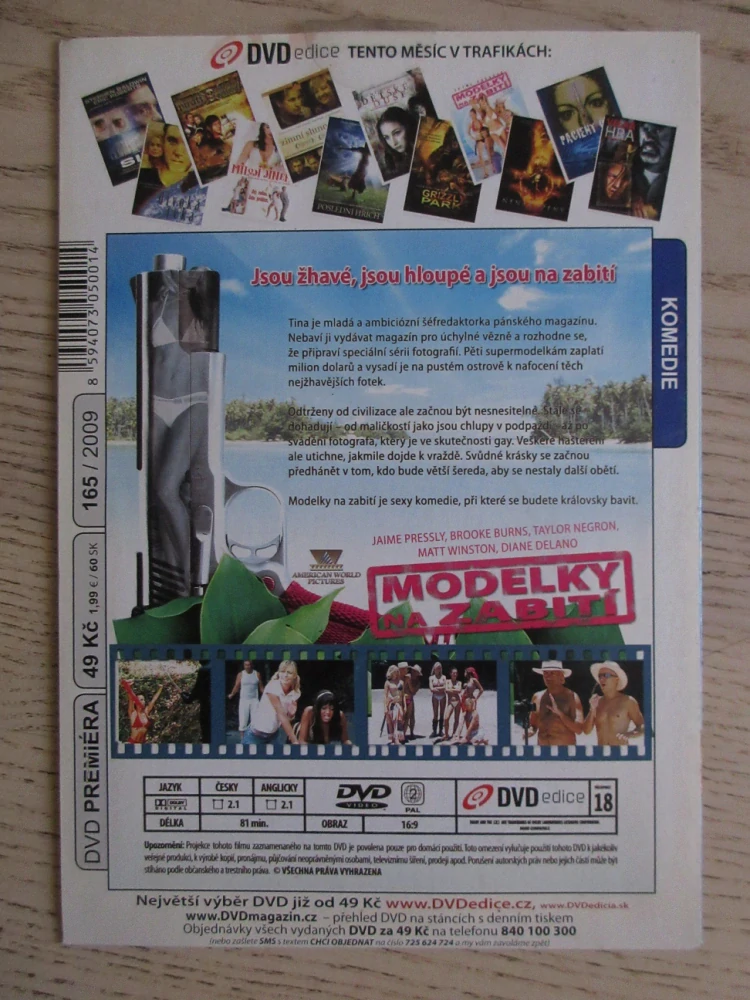 MODELKY NA ZABITÍ, J. PRESSLY, DVD FILM