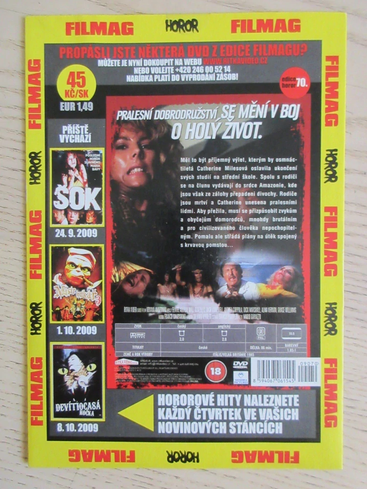 KRVAVÁ AMAZONKA, DVD FILM