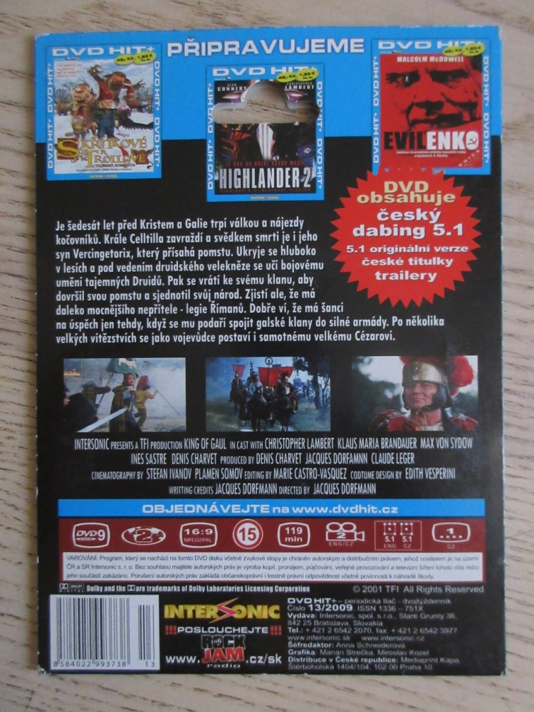KRÁL GALŮ, CH. LAMBERT, DVD FILM