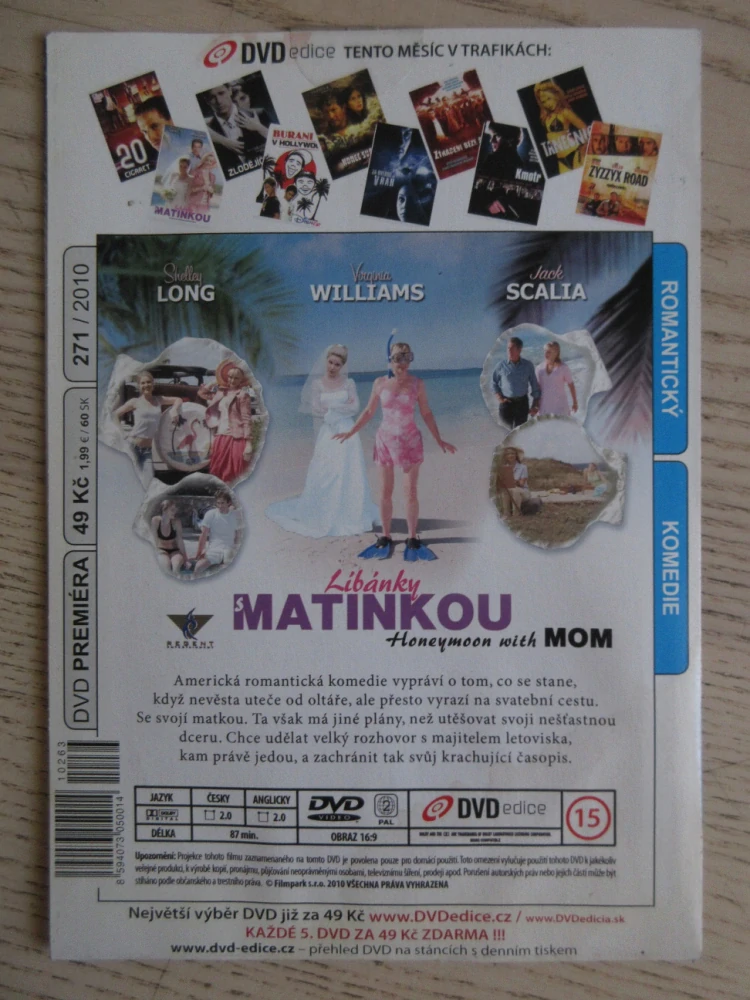 LÍBÁNKY S MATINKOU, S. LONG, V. WILLIAMS, J. SCALIA, DVD FILM