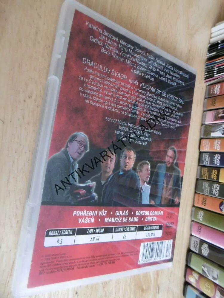DRÁCULŮV ŠVAGR, 1., DVD FILM ČR