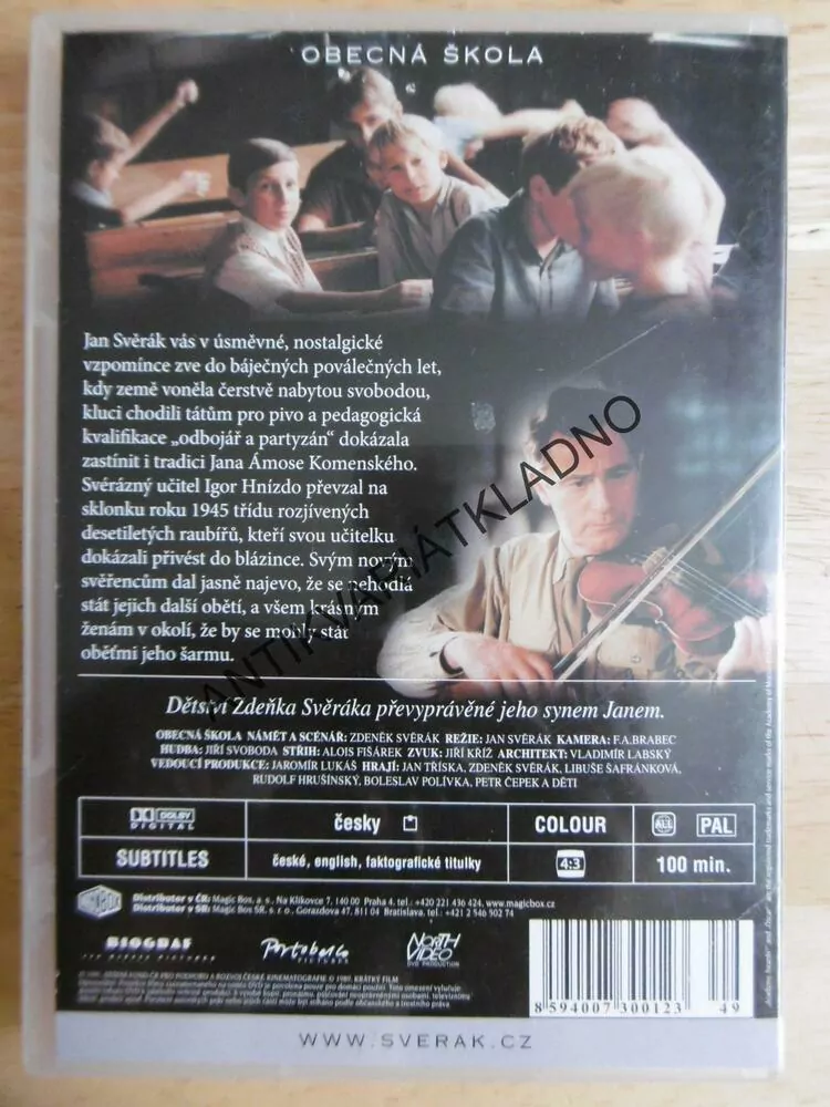 OBECNÁ ŠKOLA, DVD FILM