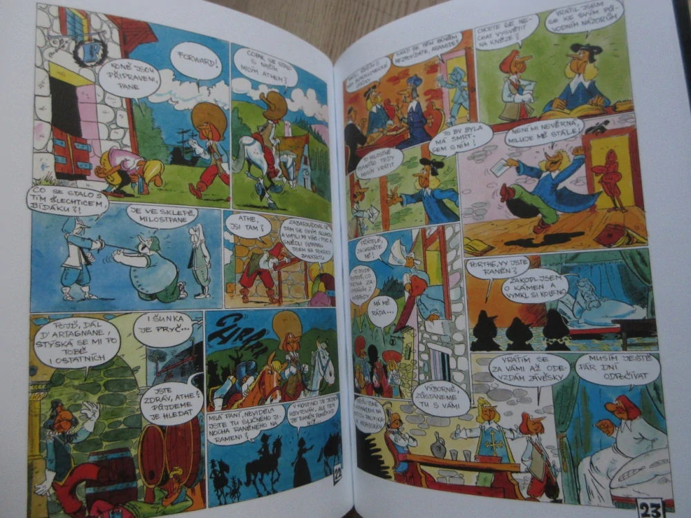 TŘI MUŠKETÝŘI, MILOŠ POLÁŠEK A ANTONÍN ŠPLÍCHAL, **an