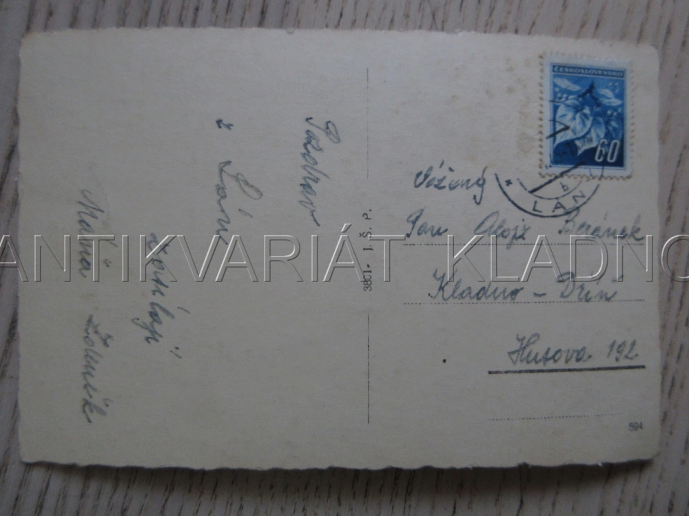 SPOLEČNÝ HROB PRES. OSVOBODITELE T. G. MASARYKA S CHOTI CHARLOTTOU V LÁNECH, OKRES KLADNO, POHLEDNICE 1665