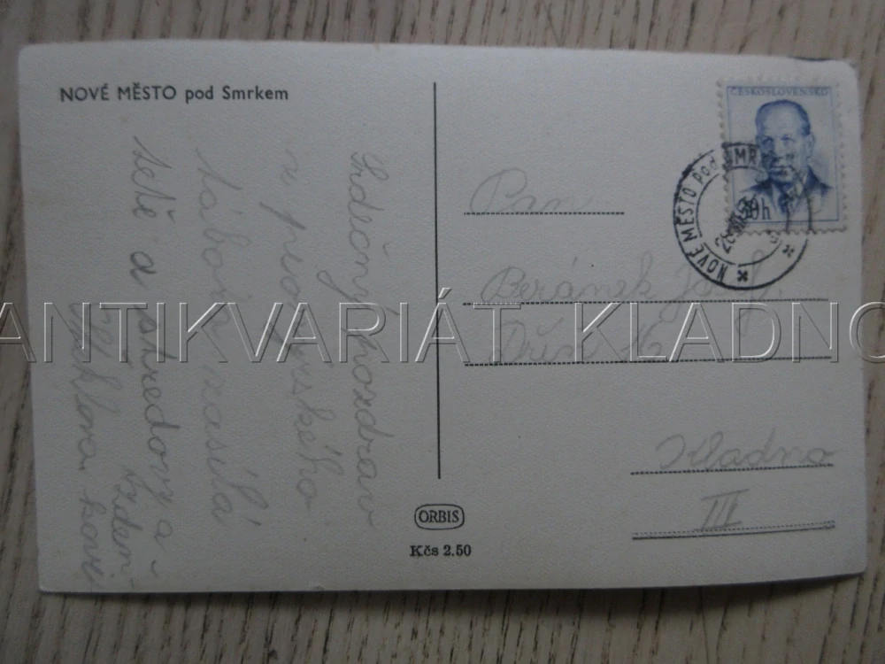NOVÉ MĚSTO POD SMRKEM, OKRES LIBEREC, POHLEDNICE 1673