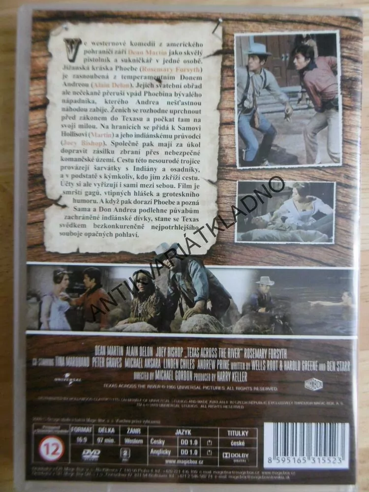 ZA ŘEKOU JE TEXAS, DVD FILM