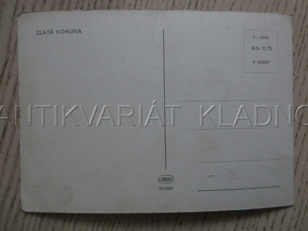 ZLATÁ KORUNA, VETERÁN - AUTO, OKRES ČESKÝ KRUMLOV, POHLEDNICE 1742