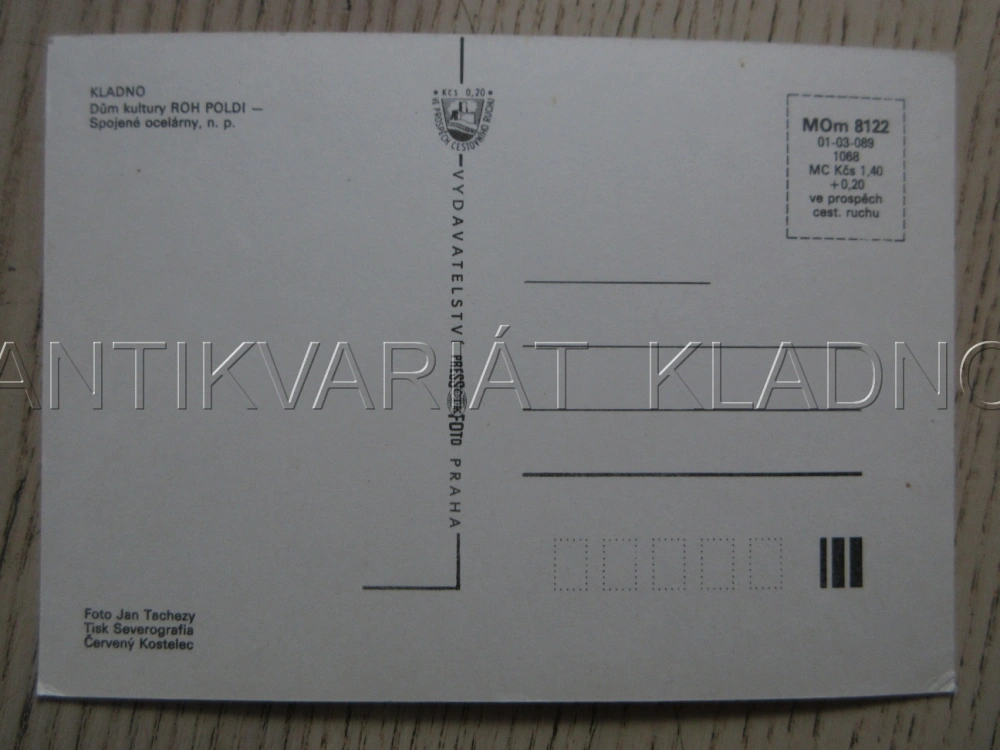 KLADNO, DŮM KULTURY ROH POLDI - SPOJENÉ OCELÁRNY, N. P., OKRES KLADNO, POHLEDNICE 1753