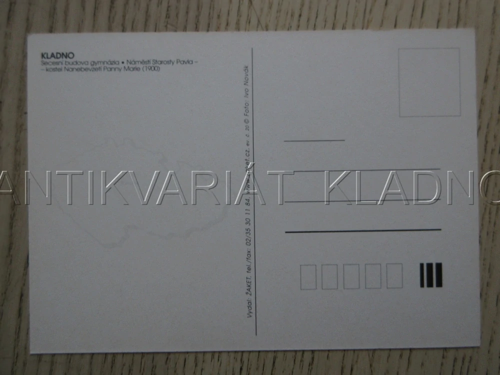 KLADNO, GYMNÁZIUM, NÁMĚSTÍ STAROSTY PAVLA - KOSTEL NANEBEVZETÍ PANNY MARIE, OKRES KLADNO, POHLEDNICE 1760