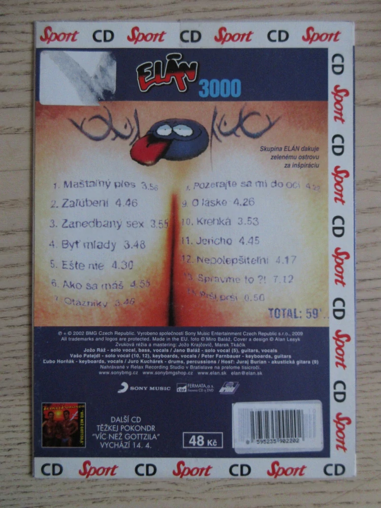 ELÁN 3000, CD HUDBA