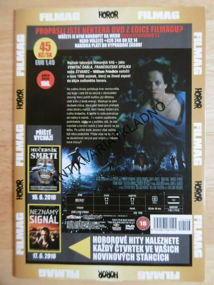 CHŮVA, DVD FILM