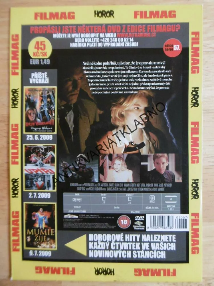POHŘBEN ZAŽIVA, DVD FILM