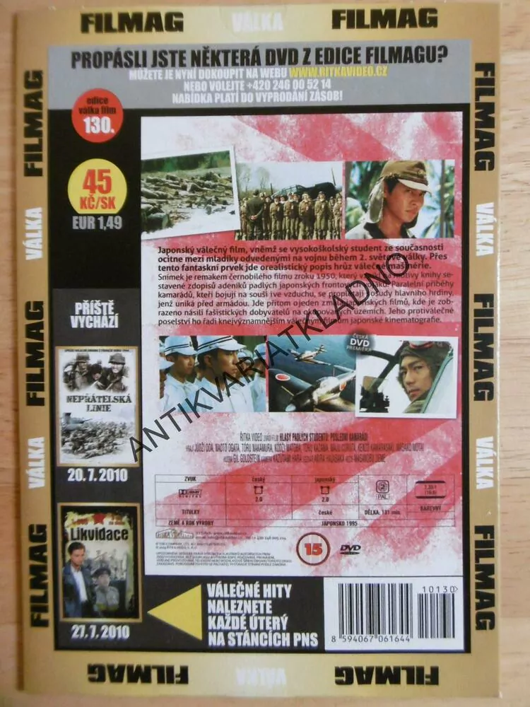 HLASY PADLÝCH STUDENTŮ, POSLEDNÍ KAMARÁDI, DVD FILM