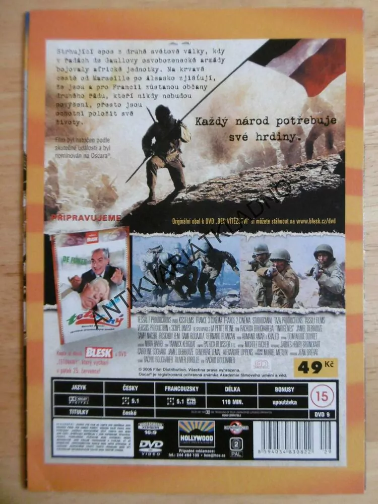 DEN VÍTĚZSTVÍ, DVD FILM