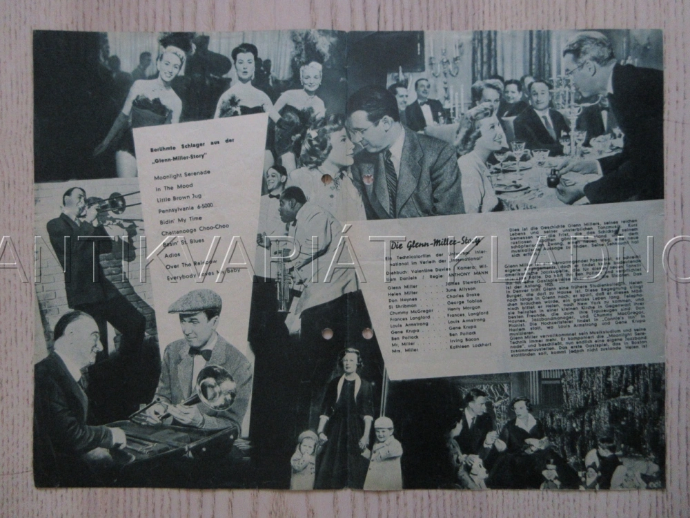 GLENN MILLER STORY, J. STEWART, BIO PROGRAM ČŠ-2 Č. 9